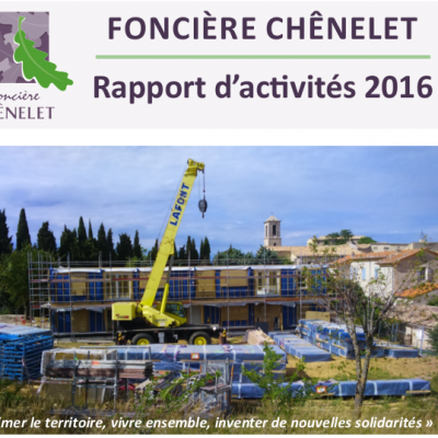 Couverture rapport d'activité 2016