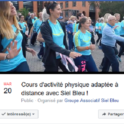 RDV sur Facebook Live tous les jours à 14h - Siel Bleu